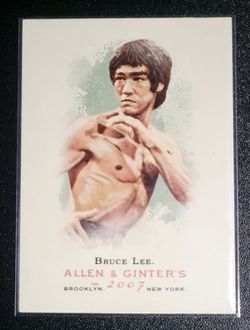 2007 Topps Allen & Ginter's Bruce Lee card (#72)