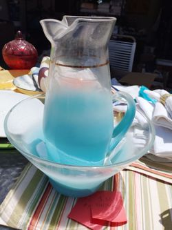 Vintage pitcher and bowl