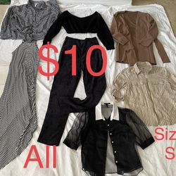 Women’s Clothing All For $10 Size Small 