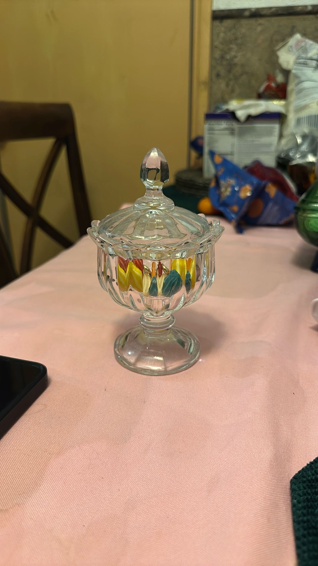 Real Crystal, Candy Holder, Etc.