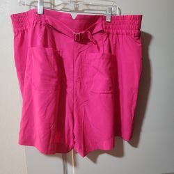 Hot pink shorts