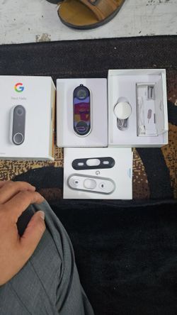 OPEN  BOX!! Google Nest Hello Smart Wi-fi Video Doorbell (Wired)
