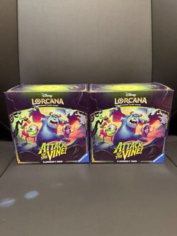 Disney Lorcana Attack of the Vine Illumineer's Trove x2