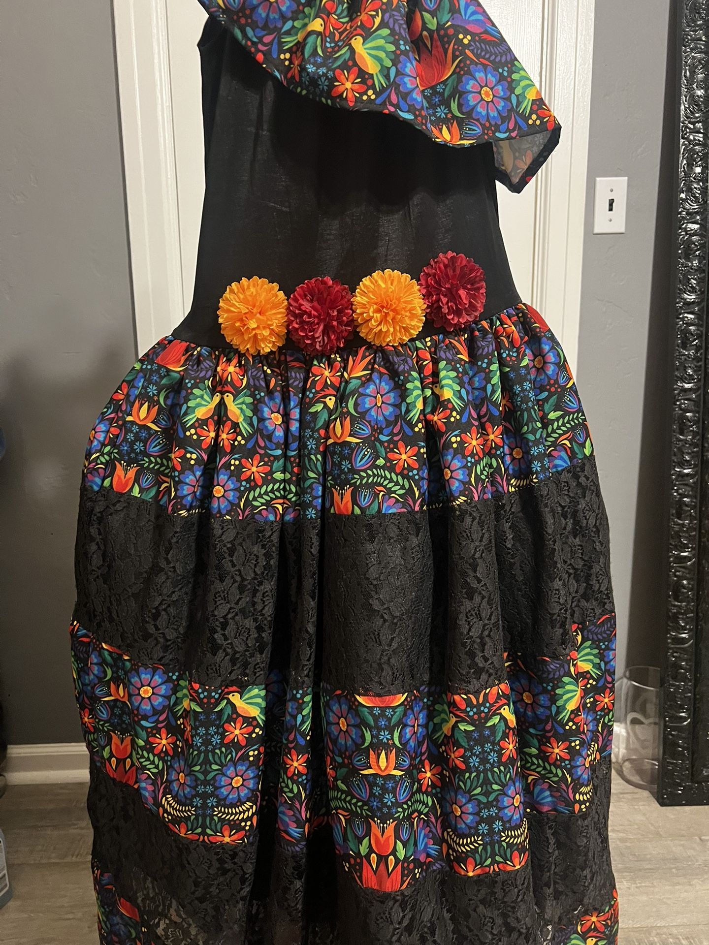 Adult La Catrina Day of the Dead Dress Costume