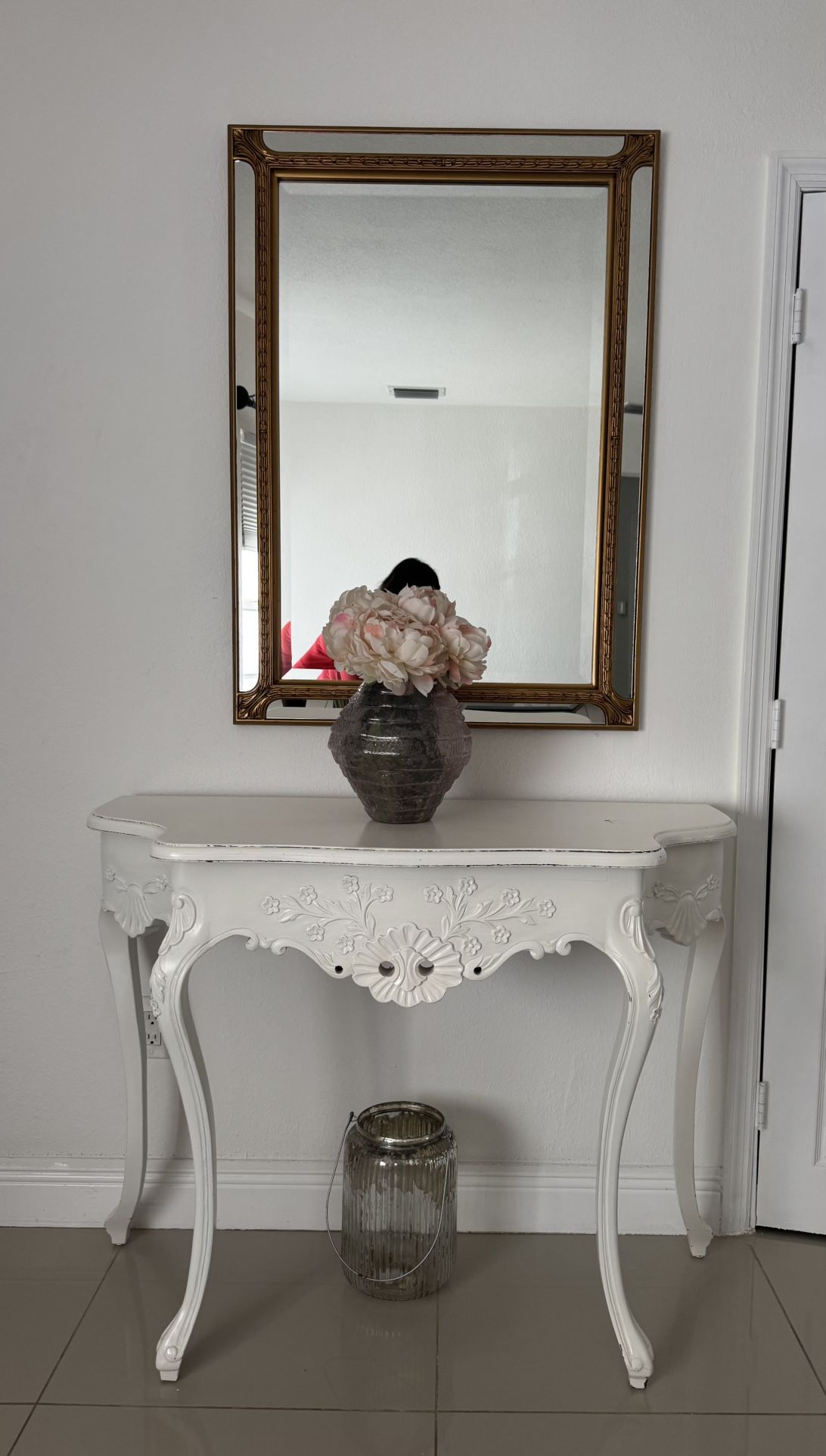 Wood Console Foyer Table