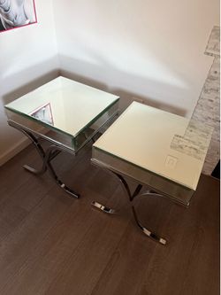 Glass Bedside Tables
