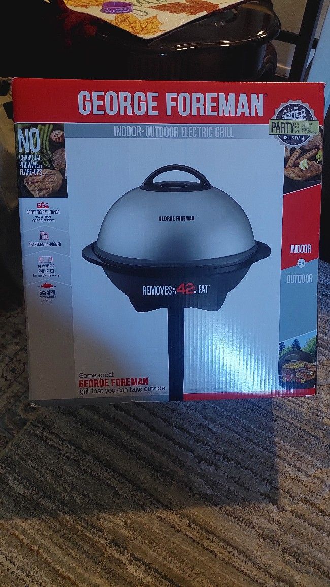 George Foreman Electric Grill New