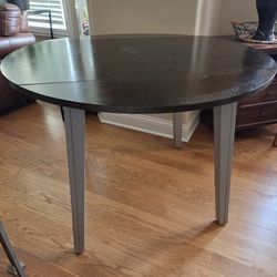 42 inch circular wooden table