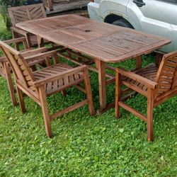 Lawn Furniture Wood Need Tlc But In Really Good Condition 