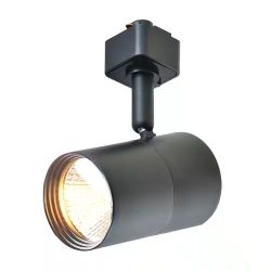 Hampton Bay 1-Light Integrated LED Mini-Cylinder Linear Track Light, Black