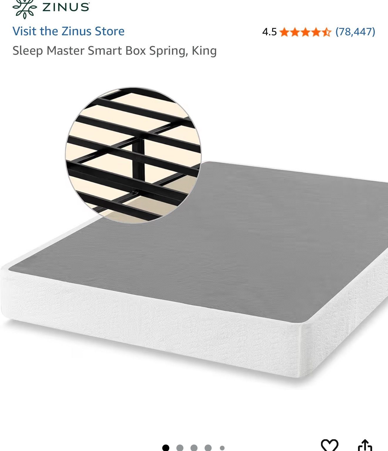 New box spring