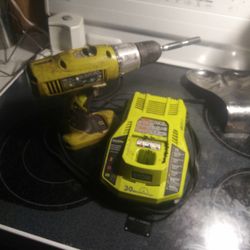 Ryobi Drill And Charger