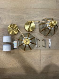 Battery Operated Wall Scones - Wireless Lighting