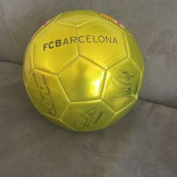 Signed Barcelona Ball Size Five 2016 