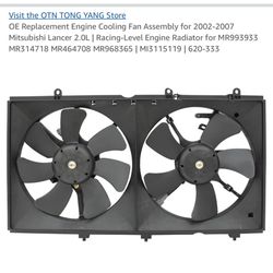 Dual racing radiator fan