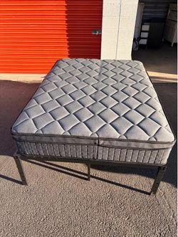FULL SIZE MATTRESS AND BEDFRAME