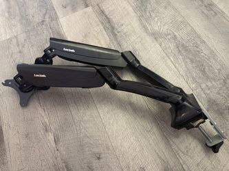 Dual monitor arm