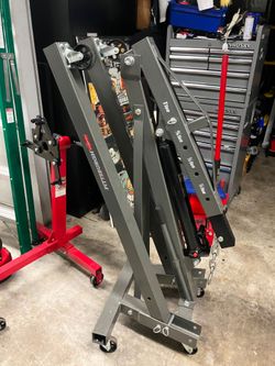 Harbor Freight 2 Ton Engine Lift Hoist Used