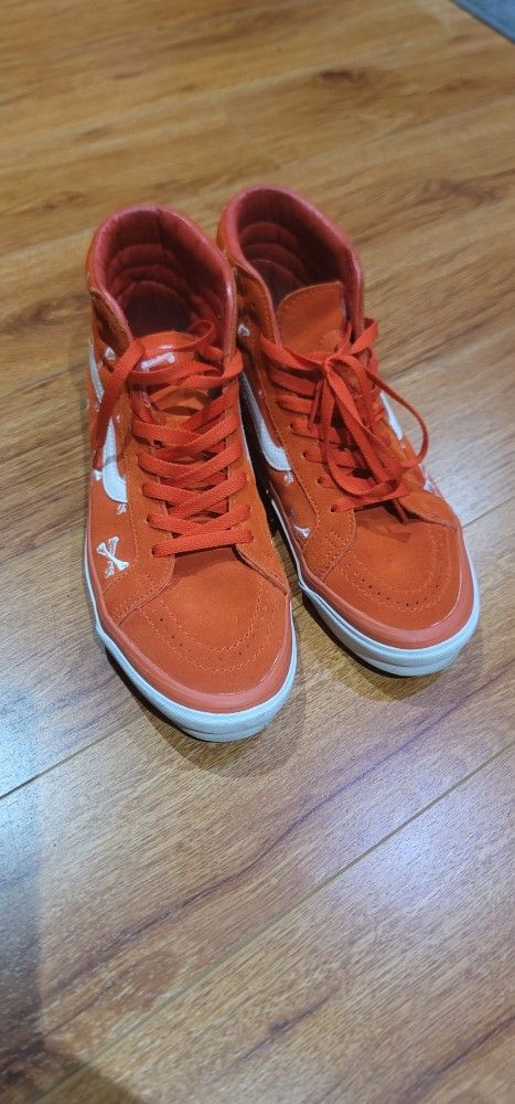 Wtaps X Vans Sk8 HI Bones Orange Men's 9.5