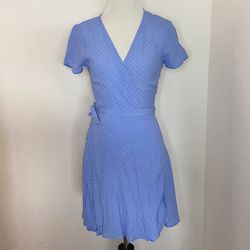 NWT Blue Wrap Dress