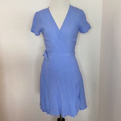 NWT Blue Wrap Dress
