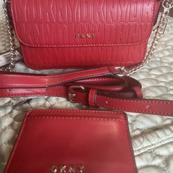 NWT DKNY SINA MINI Crossbody with Matching Wallet