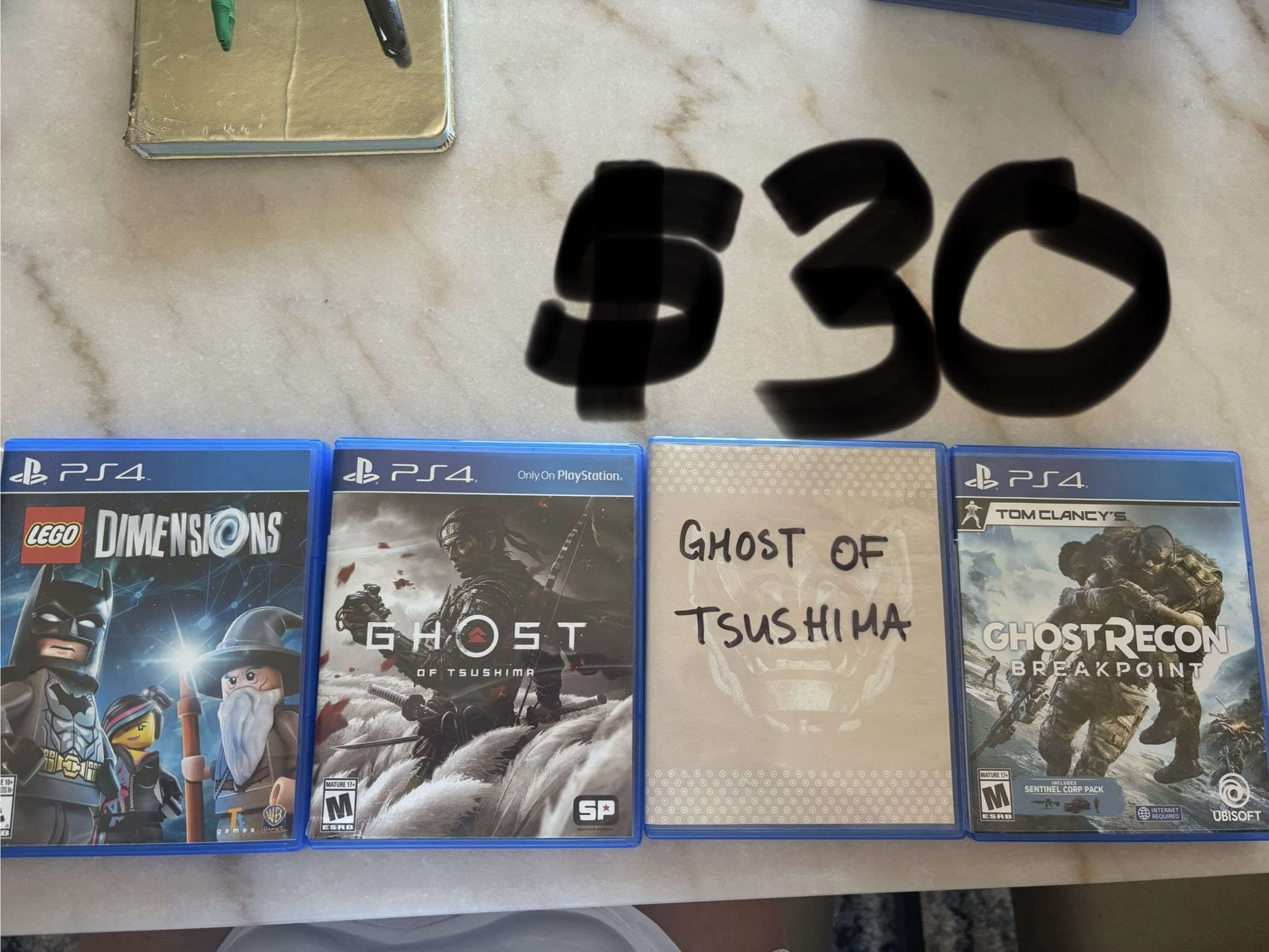 PS4 Games $30 Each