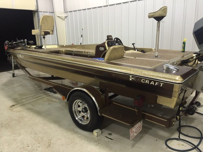 K craft. Bass boat