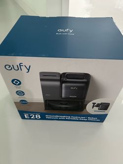 Eufy E28 New in Box Robot Vacuum and Mop
