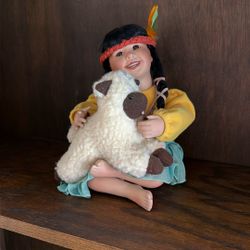 Little Flower Vintage Porcelain Doll