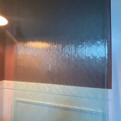 3ft x 7ft Rain Shower Glass Panel