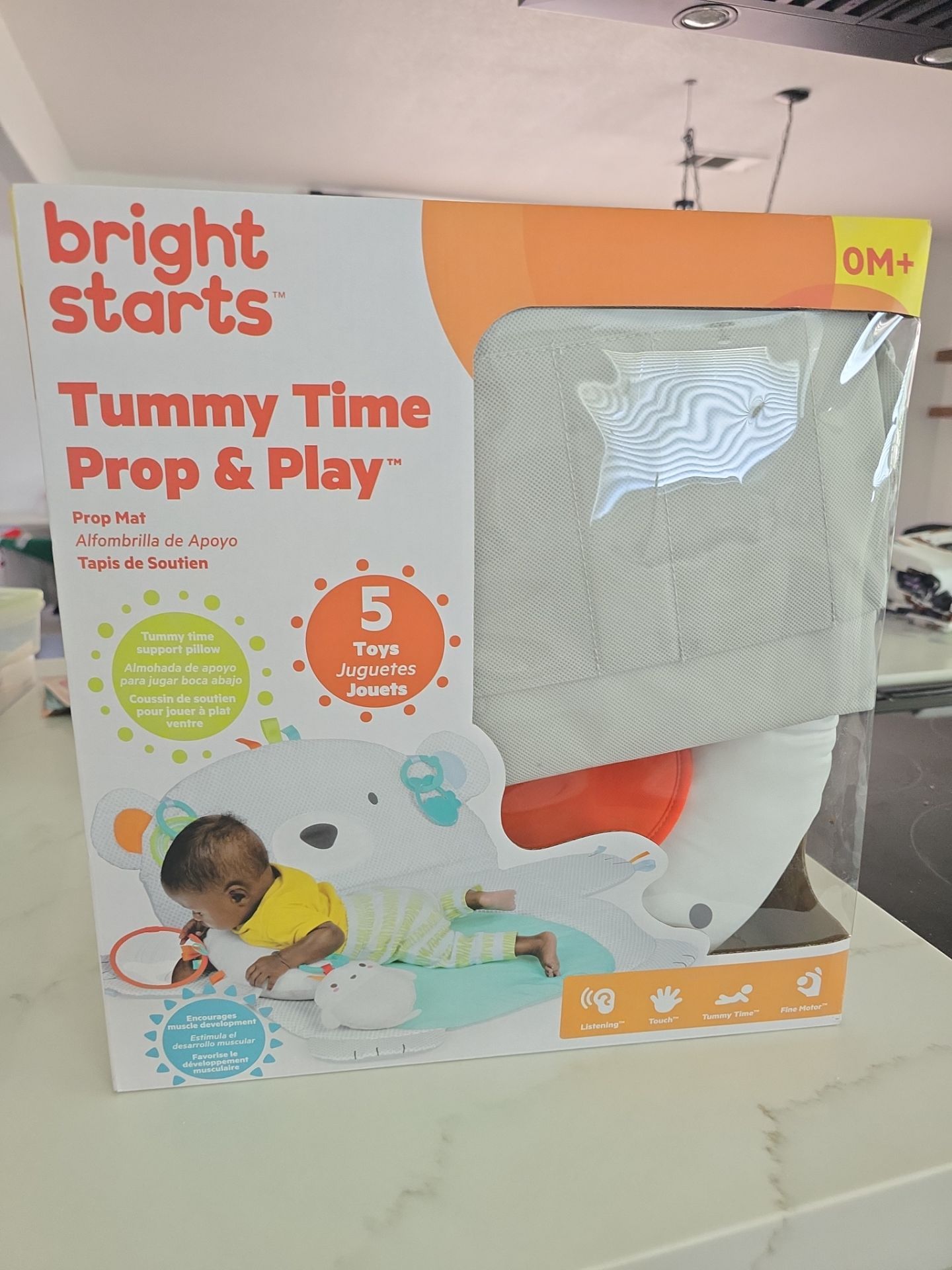 Tummy time baby toy.