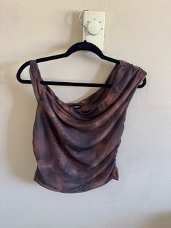 Mesh Off Shoulder Top