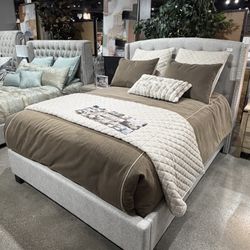 Gray Queen Bed Frame 
