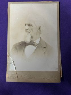 Antique Victorian Cabinet Card Photograph – Ferson & Williams, Columbus Ohio