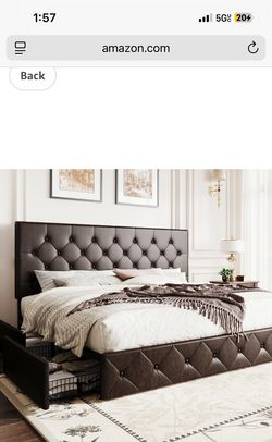 Upholstered King Bed