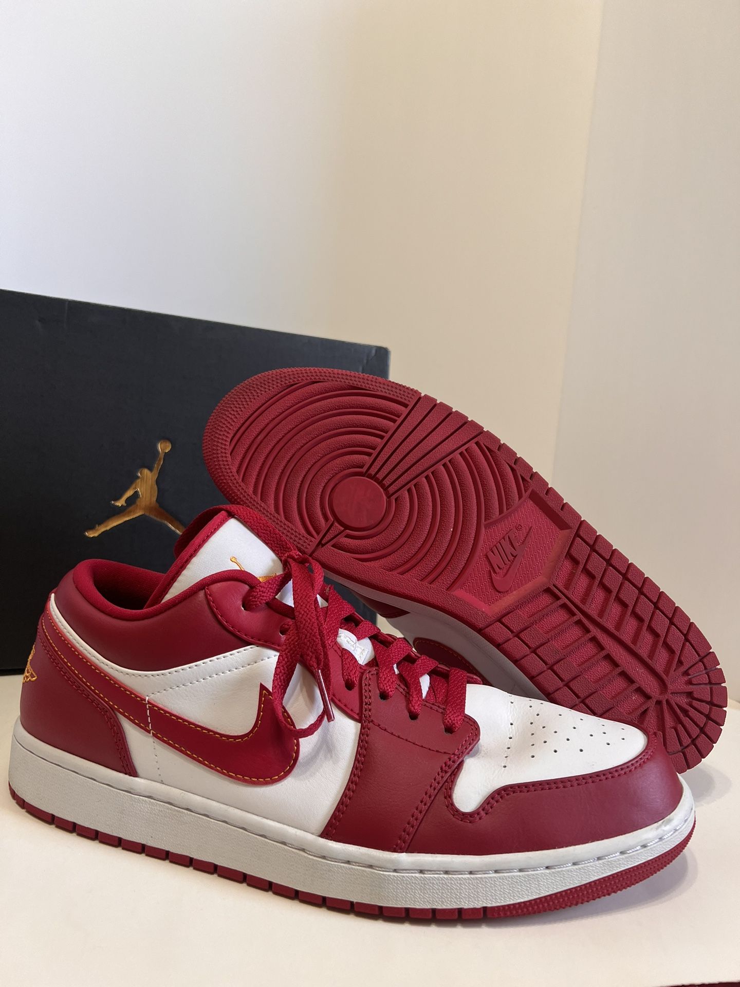 Jordan 1 Low Cardinal Red Size Men’s 12