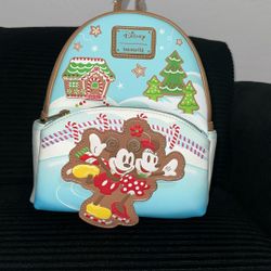 Mickey Christmas Scented Loungefly Backpack
