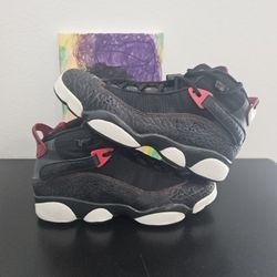 Size 6.5y - Kids Jordan 6 Rings - $40