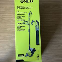 RYOBI LEAF BLOWER AND WEED WACKER COMBO