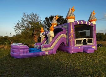 Brand NEW Water Slide & Bounce House Combo W/ Pool & Blower