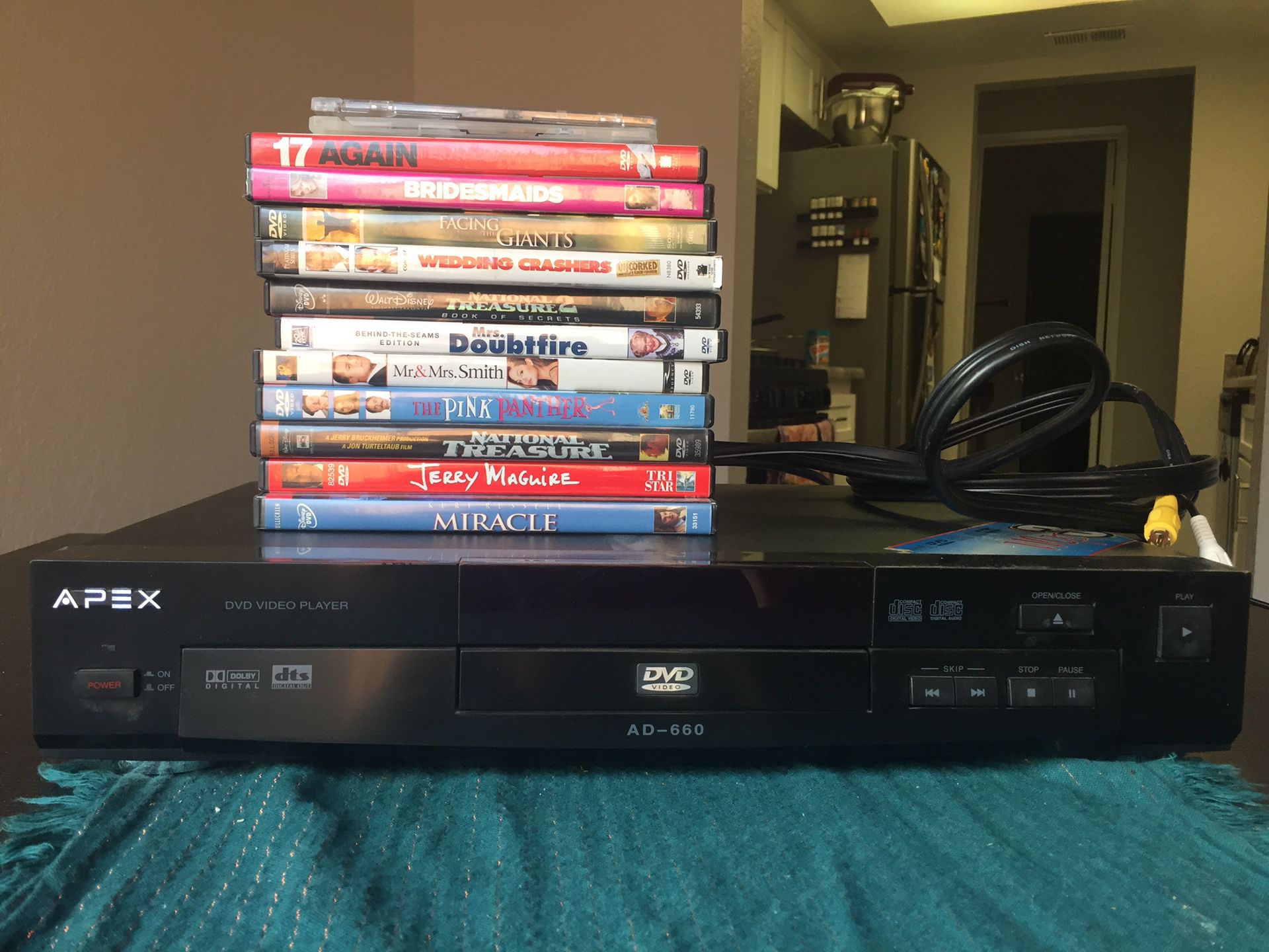 Classic DVD player and movies!