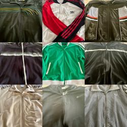 Zip-Up Jacket Collection – Adidas, Puma, FILA, O’Neill & More (Size M)
