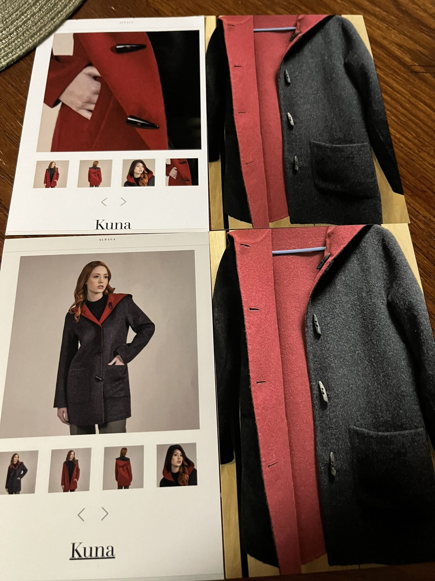 Baby Alpaca Reversible Coat