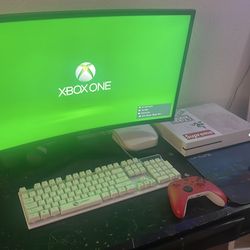Samsung curved monitor+Xbox 1