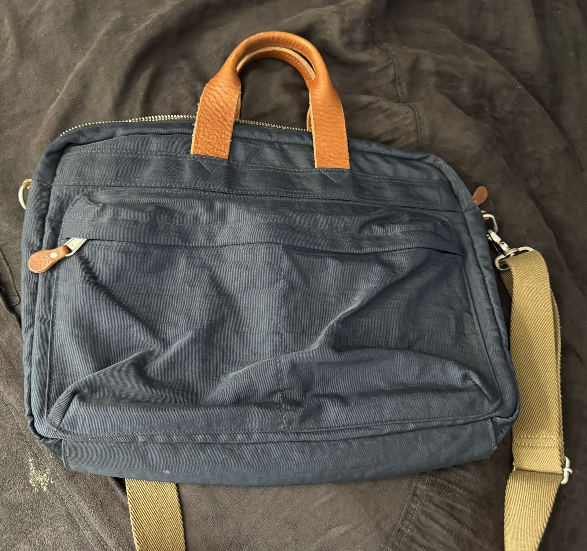J Crew Dry Goods Harwick Messenger Bag - Navy