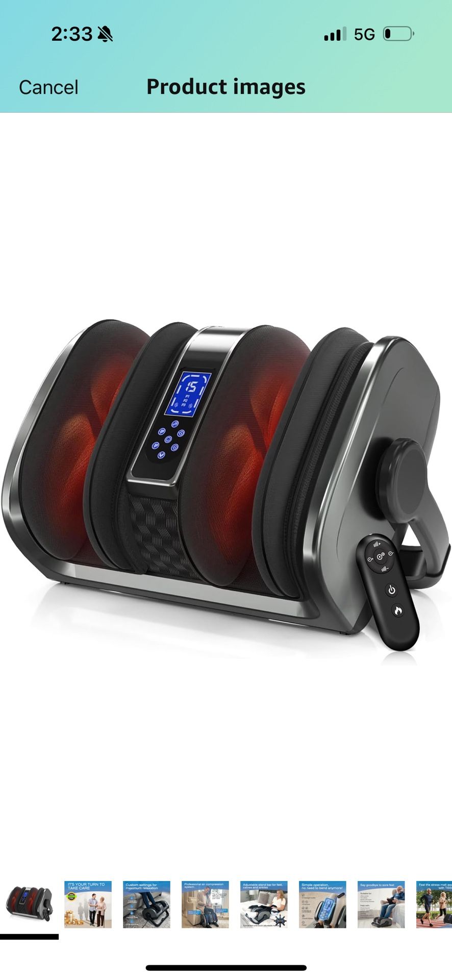 Foot Massager with Heat: FSA HSA Eligible Shiatsu Foot Massager for Plantar Fasciitis,Neuropathy, Circulation and Pain Relief for Foot Calf Gifts for 