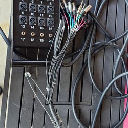 Pro-Conex Stage Box Snake, Hosa 16 x XLR Sends and 4 x 1/4 in TRS Returns, 25 ft