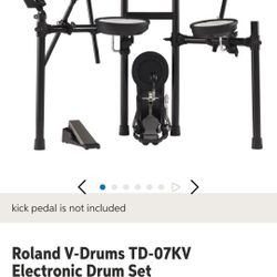 Roland V-Drums TD-07KV Electronic Drum Set