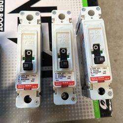 Eaton HFD 20 Amp Breakers